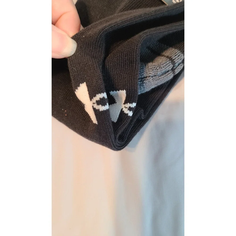 NWT 1 Pack Under Armour ‎ Socks  Men's Shoe Sz 8.5 - 13 Women 10 - 14 Black